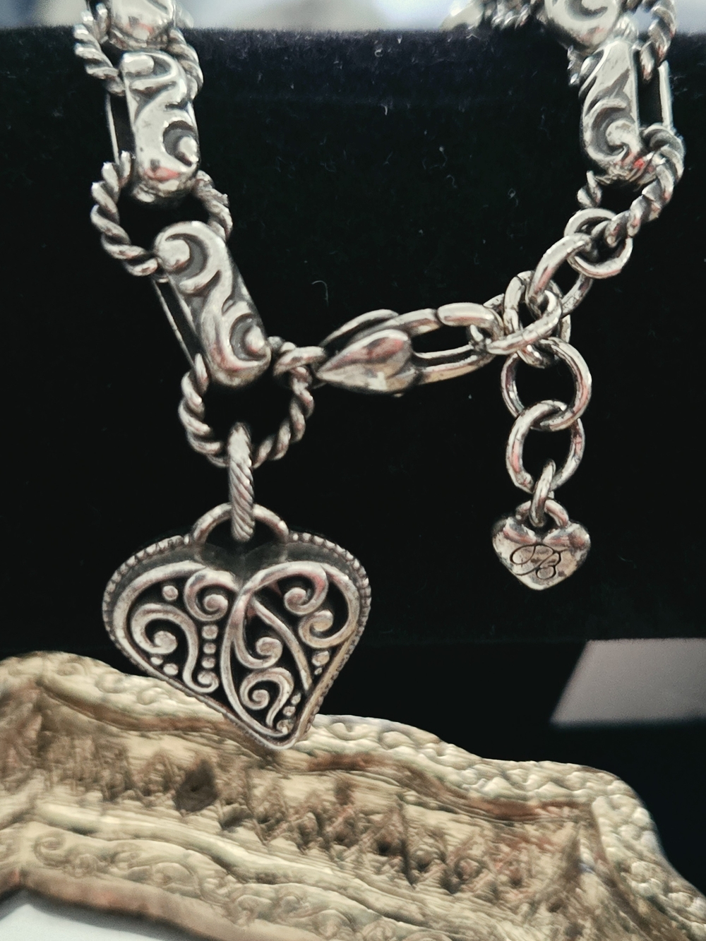 Brighton Bibi Heart Gem Bracelet.